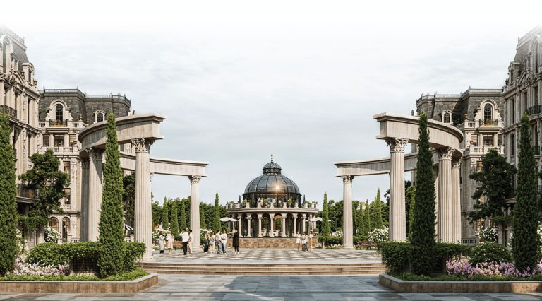 Quảng trường tổ chức sự kiện, không gian lý tưởng cho các hoạt động cộng đồng.